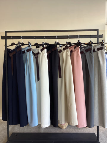 Pantalone over con pince tg UNICA